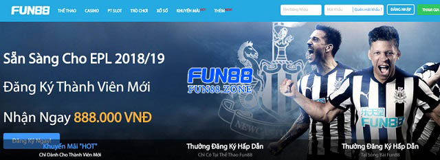 Fun88 Bet là nhà cái cá cược thể thao hàng đầu Châu Á